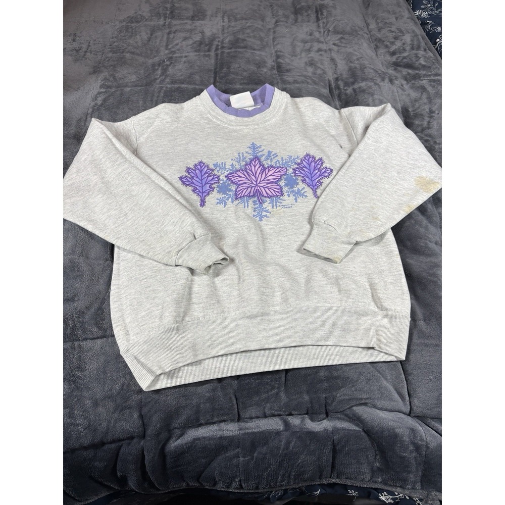 Vintage‎ Morning, Son Puffed Floral Graphic Sweatshirt  Size  Women's Size L